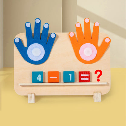 はじめての算数学習に♪ 指で数える知育ボード